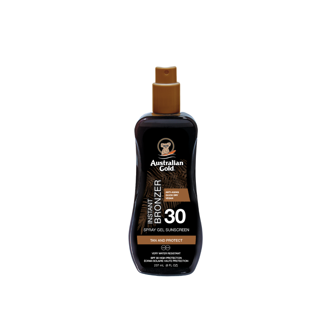 TRAVEL SIZE SPF 30 SPRAY GEL C/ BRONZER 100ML