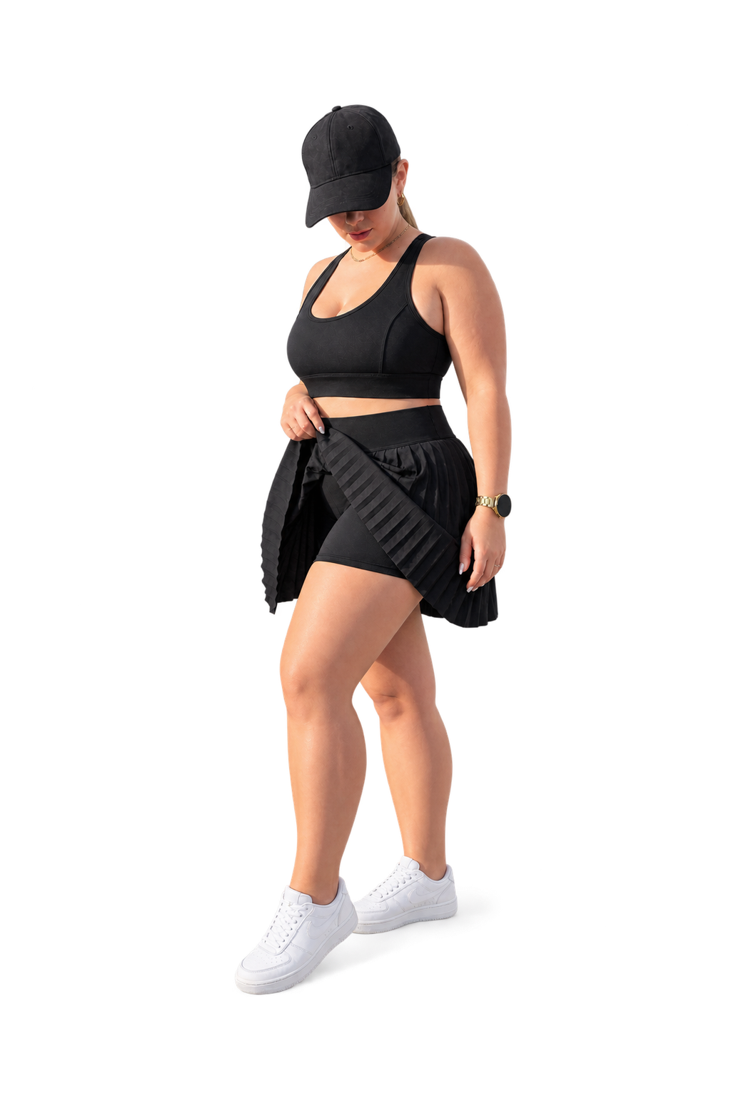 Aura Set MIBELLA activewear – top e saia-calção